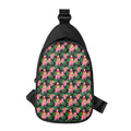 Tropical Parrot Pattern Print Sling Bag