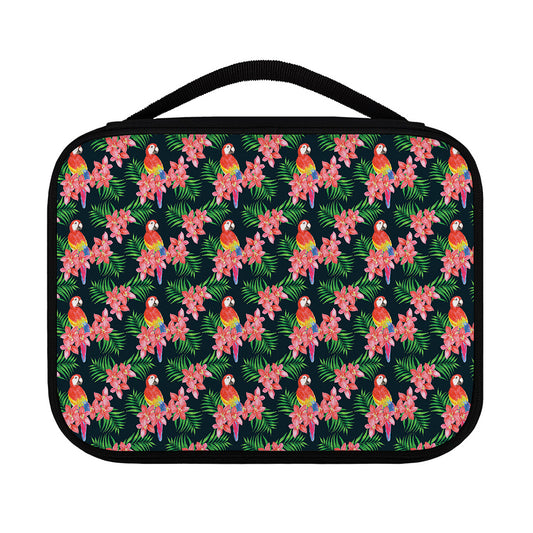 Tropical Parrot Pattern Print Classic Bible Case
