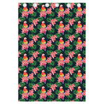 Tropical Parrot Pattern Print Curtain