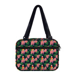 Tropical Parrot Pattern Print Double Strap Bible Bag