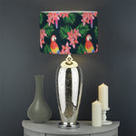 Tropical Parrot Pattern Print Drum Lamp Shade