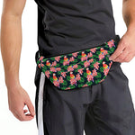 Tropical Parrot Pattern Print Fanny Pack