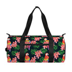 Tropical Parrot Pattern Print Gym Bag