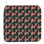 Tropical Parrot Pattern Print Hand Towel