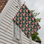 Tropical Parrot Pattern Print House Flag