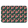 Tropical Parrot Pattern Print Indoor Door Mat