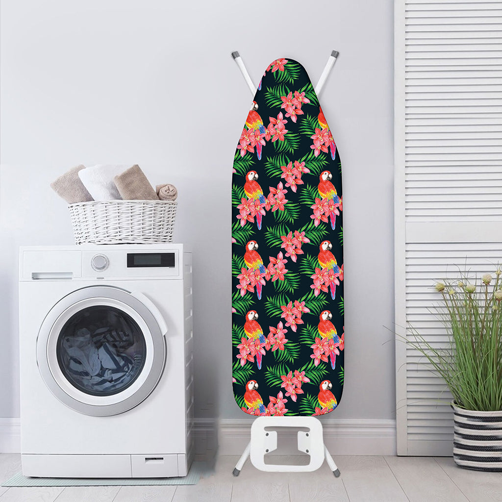 Tropical Parrot Pattern Print Ironing Board Cover