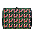 Tropical Parrot Pattern Print Laptop Sleeve