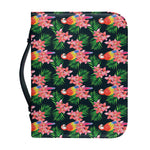 Tropical Parrot Pattern Print Leather Bible Cover