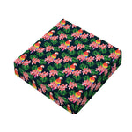 Tropical Parrot Pattern Print Outdoor Seat Cushion Cover