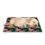 Tropical Parrot Pattern Print Pet Cooling Mat Cover