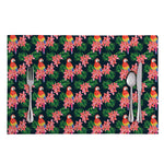 Tropical Parrot Pattern Print Placemat