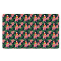 Tropical Parrot Pattern Print Polyester Doormat
