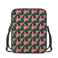 Tropical Parrot Pattern Print Rectangular Crossbody Bag