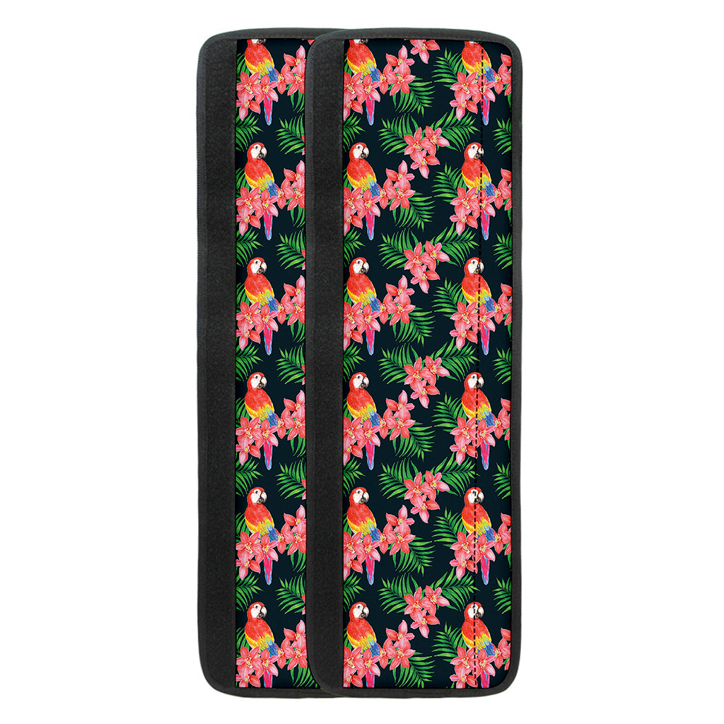Tropical Parrot Pattern Print Refrigerator Handle Covers