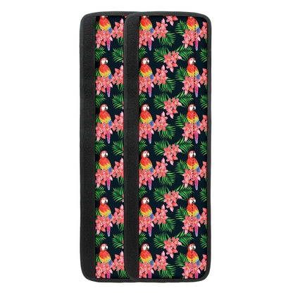 Tropical Parrot Pattern Print Refrigerator Handle Covers
