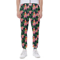 Tropical Parrot Pattern Print Joggers