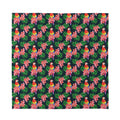 Tropical Parrot Pattern Print Silk Bandana