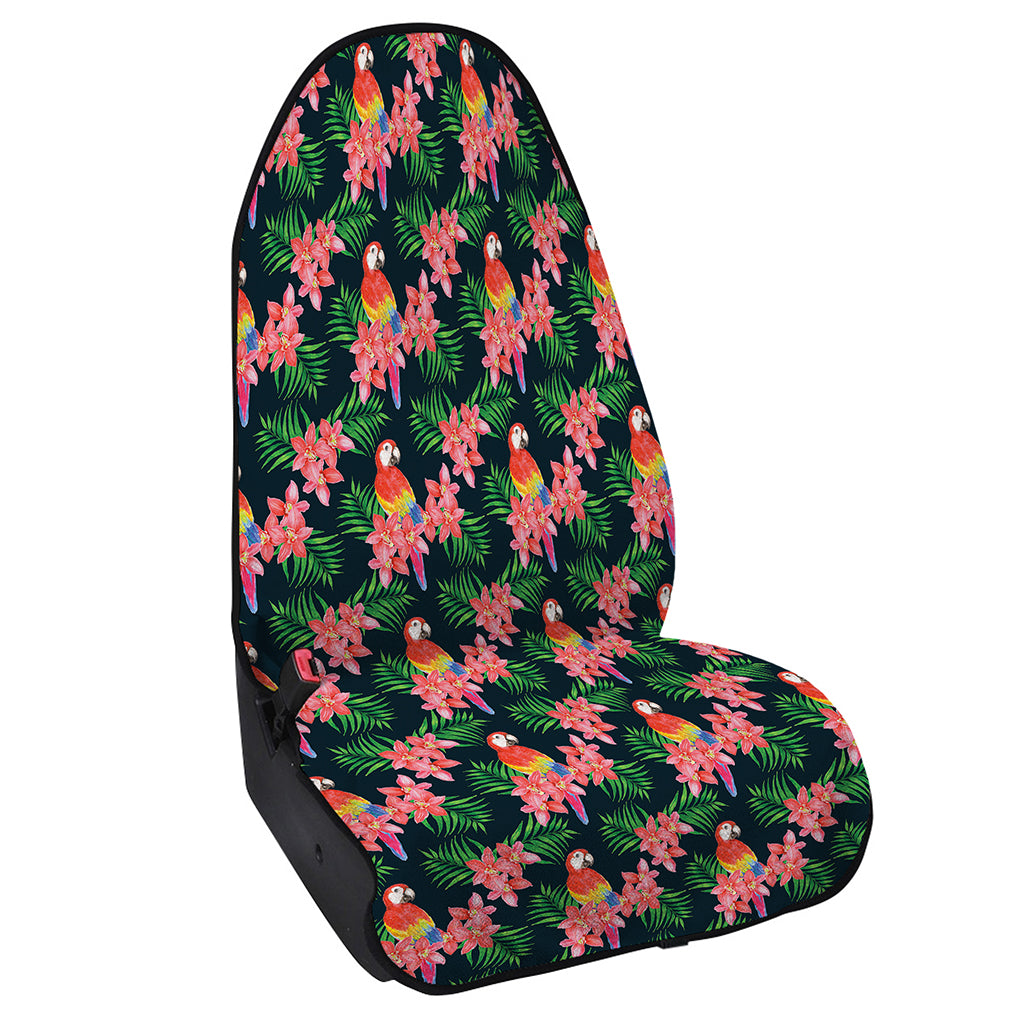Tropical Parrot Pattern Print Waterproof Car Seat Cover