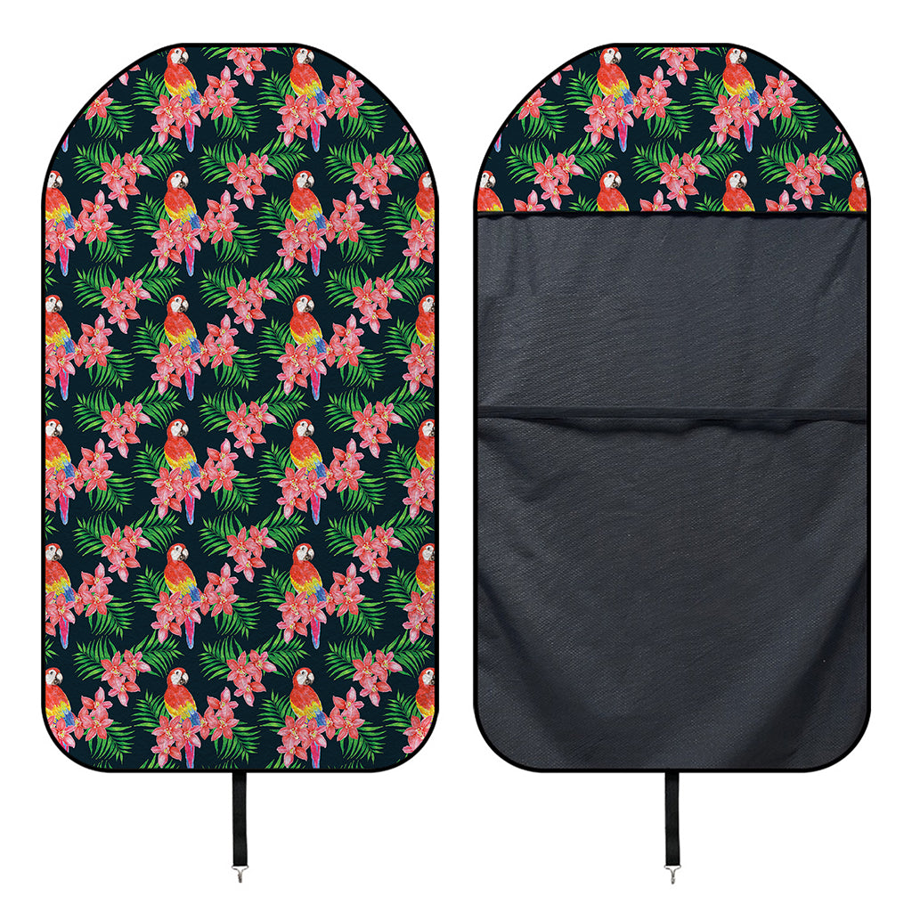 Tropical Parrot Pattern Print Waterproof Car Seat Cover