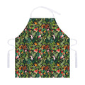 Tropical Patchwork Pattern Print Adjustable Apron
