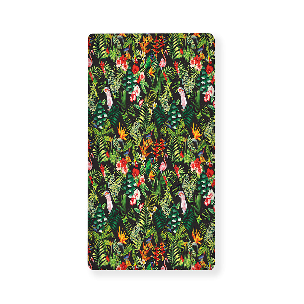 Tropical Patchwork Pattern Print Baby Crib Sheet