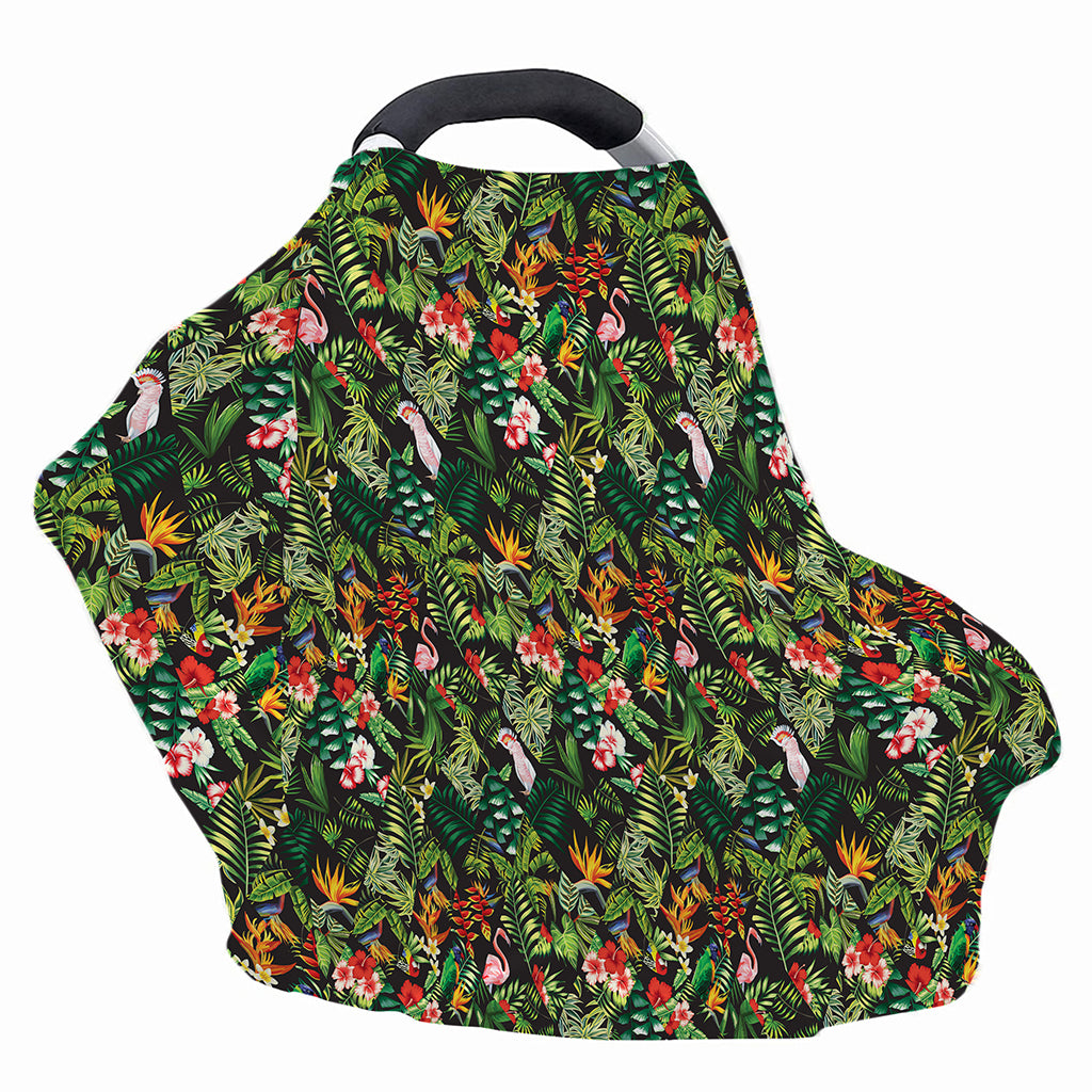 Tropical Patchwork Pattern Print Baby Seat Cover