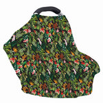 Tropical Patchwork Pattern Print Baby Seat Cover