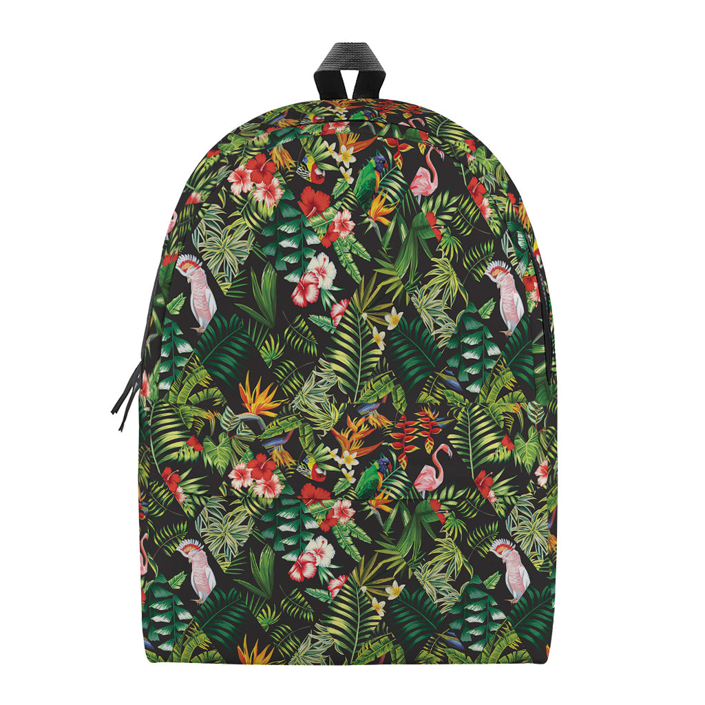 Tropical Patchwork Pattern Print Backpack