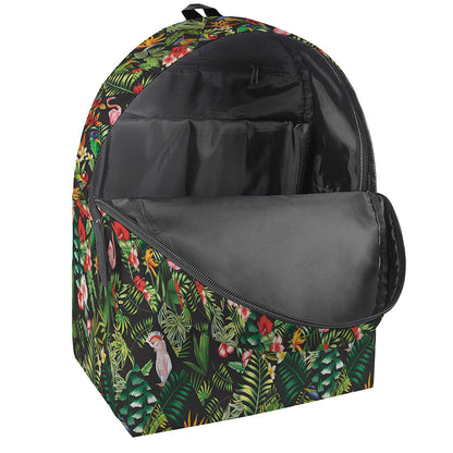 Tropical Patchwork Pattern Print Backpack