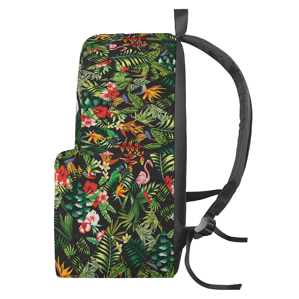 Tropical Patchwork Pattern Print Backpack