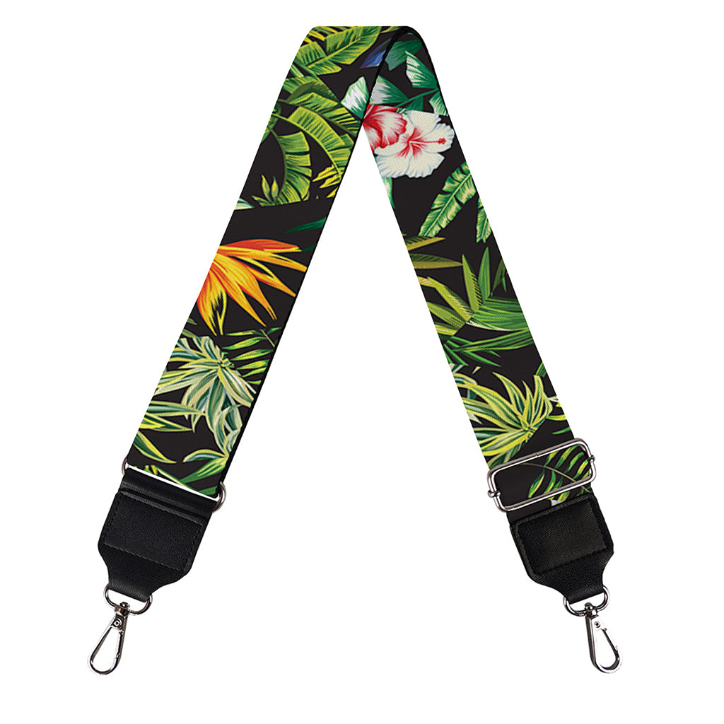 Tropical Patchwork Pattern Print Bag Strap