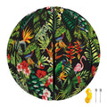Tropical Patchwork Pattern Print Basketball