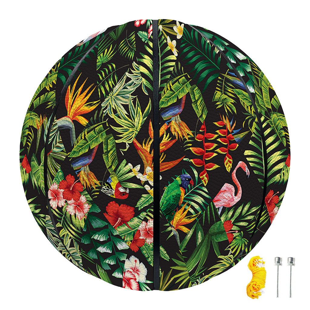 Tropical Patchwork Pattern Print Basketball