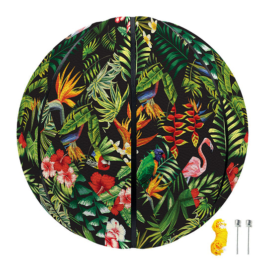 Tropical Patchwork Pattern Print Basketball