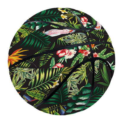 Tropical Patchwork Pattern Print Basketball