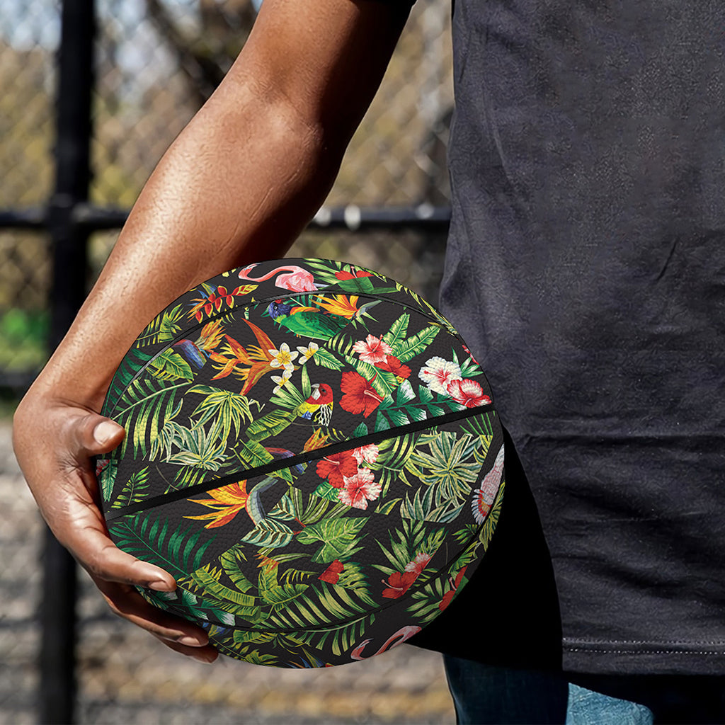 Tropical Patchwork Pattern Print Basketball