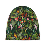 Tropical Patchwork Pattern Print Beanie