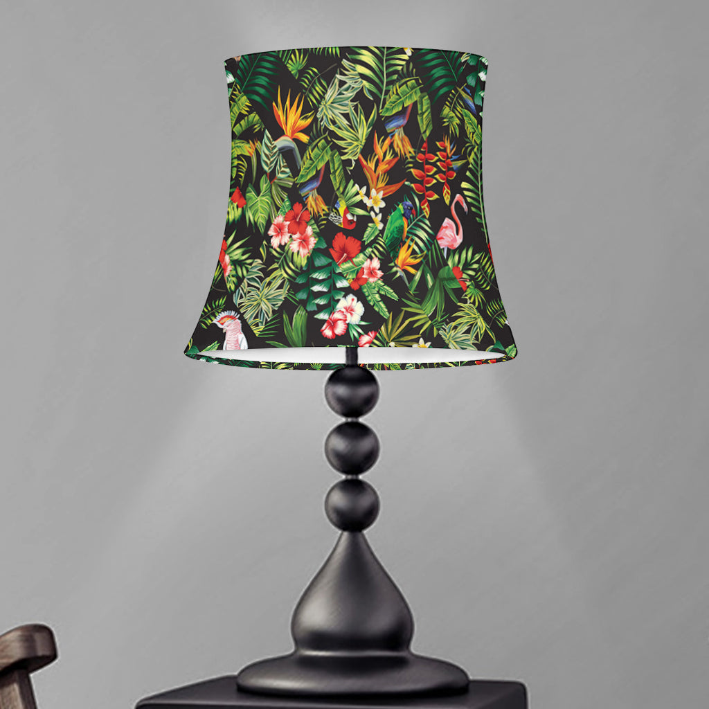 Tropical Patchwork Pattern Print Bell Lamp Shade