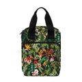 Tropical Patchwork Pattern Print Bible Tote Bag
