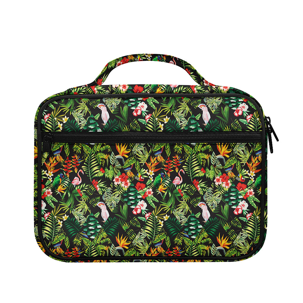 Tropical Patchwork Pattern Print Briefcase Bible Bag