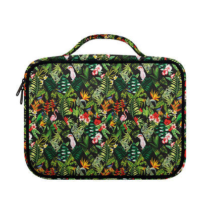 Tropical Patchwork Pattern Print Briefcase Bible Bag