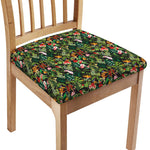 Tropical Patchwork Pattern Print Chair Cushion Cover