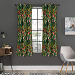 Tropical Patchwork Pattern Print Curtain