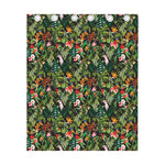 Tropical Patchwork Pattern Print Curtain