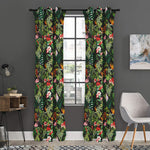 Tropical Patchwork Pattern Print Curtain
