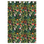 Tropical Patchwork Pattern Print Curtain