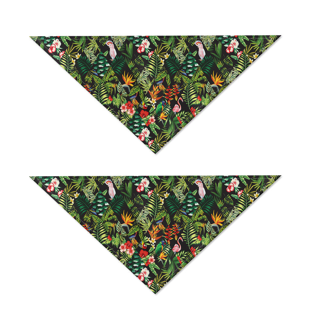 Tropical Patchwork Pattern Print Dog Bandana
