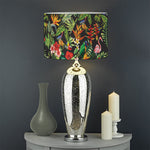 Tropical Patchwork Pattern Print Drum Lamp Shade