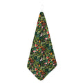 Tropical Patchwork Pattern Print Hand Towel